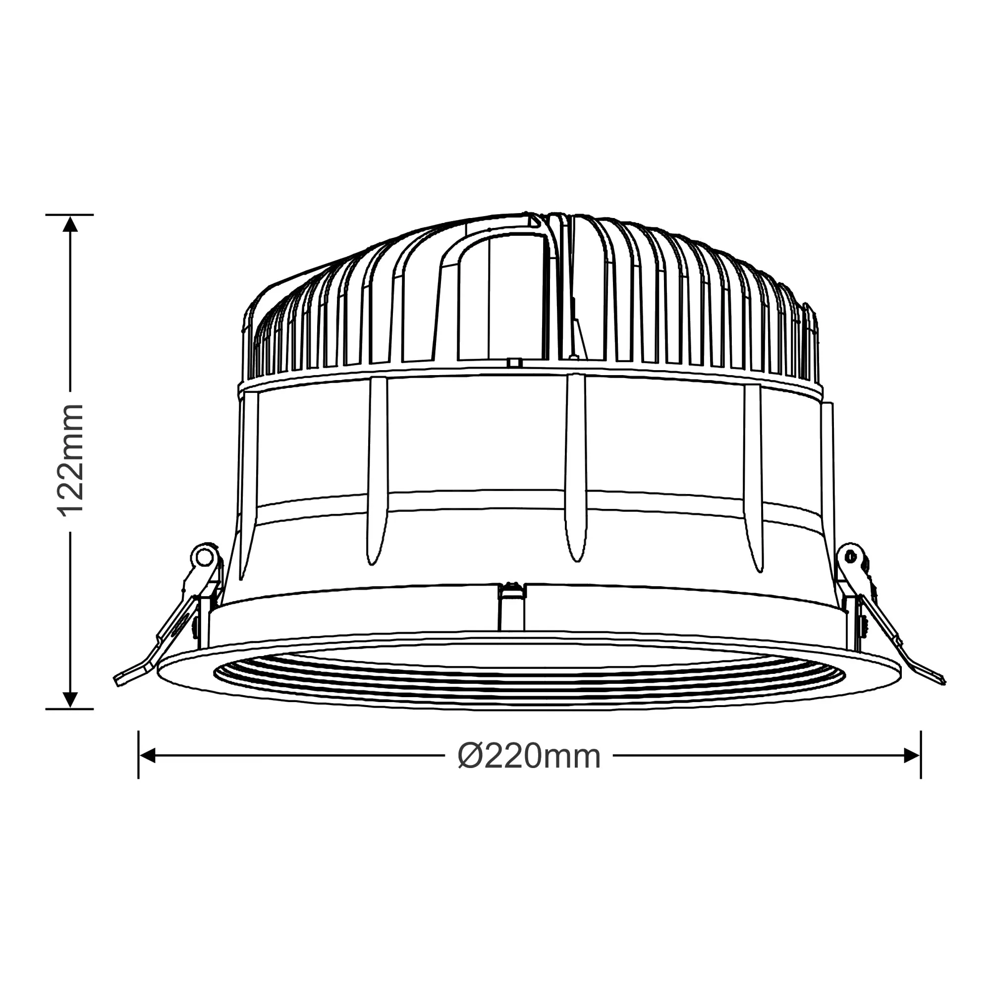 Bire 45 Recessed Ceiling Luminaires Dlux Round Recess Ceiling